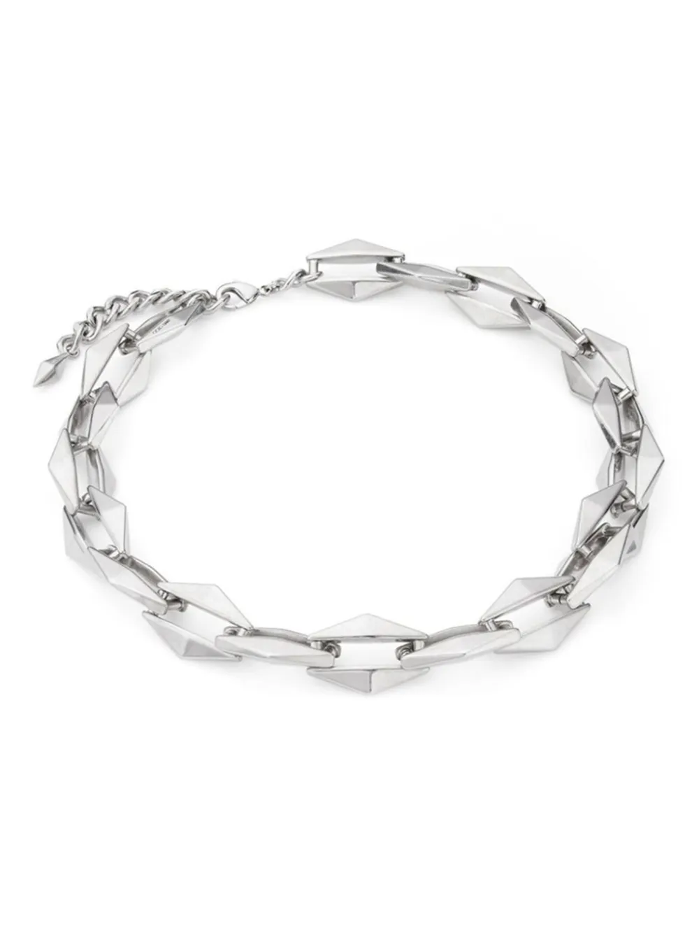 Jimmy Choo Diamond Chain necklace - Zilver