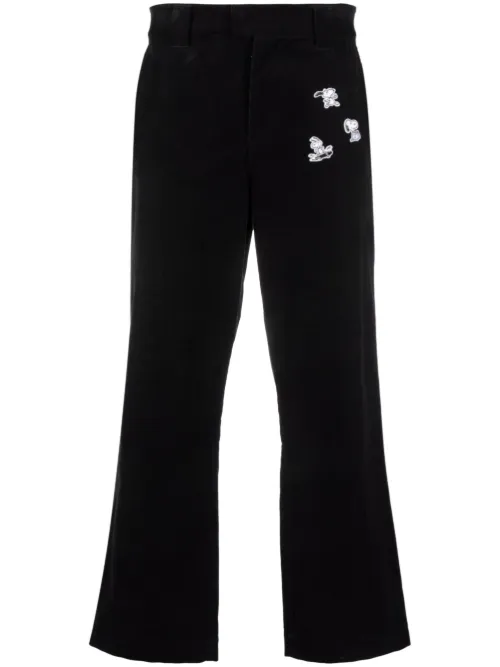 X Peanuts pantalon à patchs brodés - Soulland - Modalova