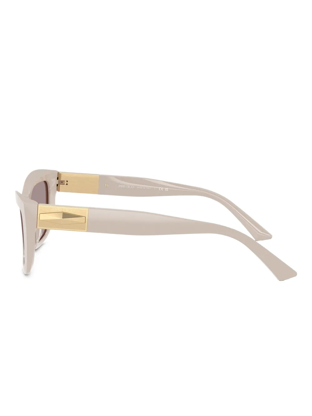 Jimmy Choo Eyewear JC5030U zonnebril met cat-eye montuur Grijs