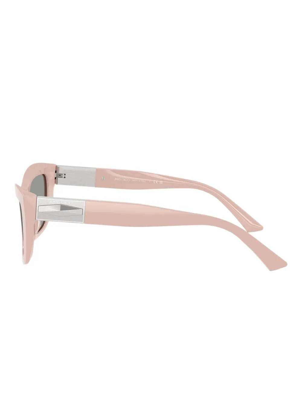 Jimmy Choo Eyewear Zonnebril met cat-eye montuur Roze