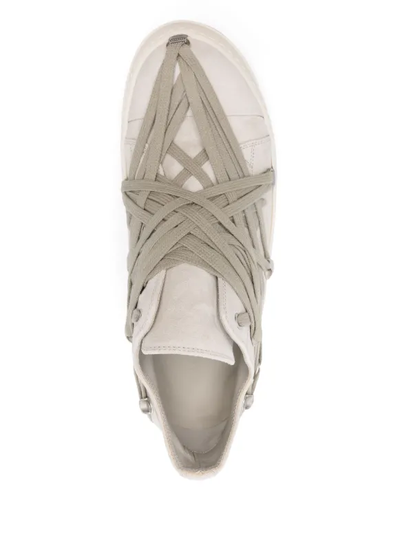 Rick Owens Megalace Sneakers | Neutrals | FARFETCH