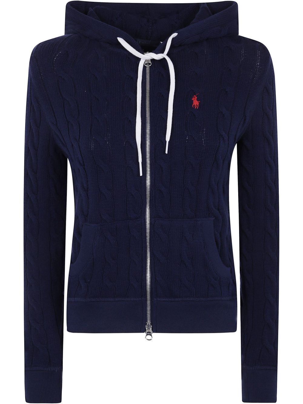 Polo Ralph Lauren cable-knit hoodie - Blue