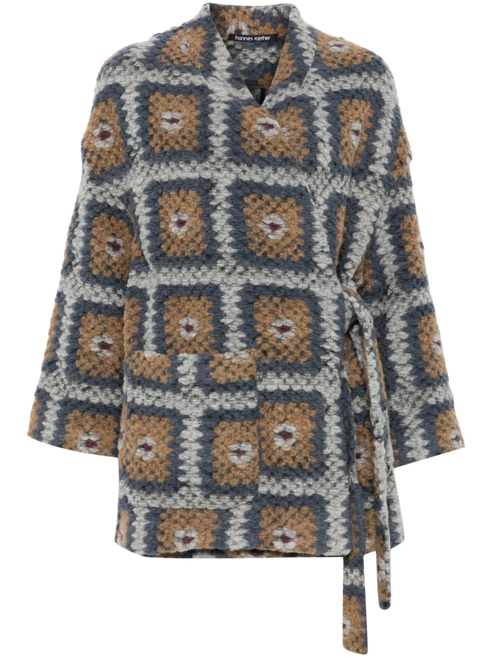 geometric-pattern jacket