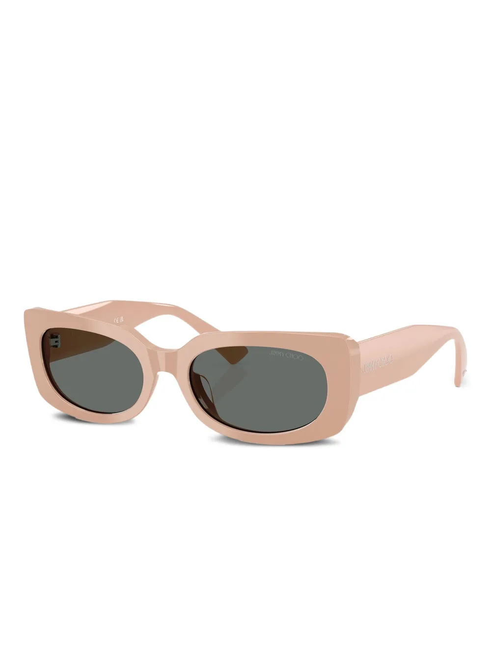 Jimmy Choo Jc5029u Rectangle-frame Sunglasses In Pink