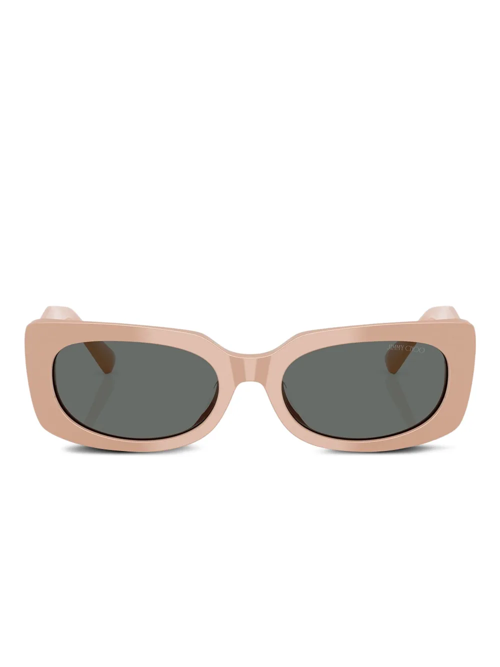 Jimmy Choo Jc5029u Rectangle-frame Sunglasses In Pink