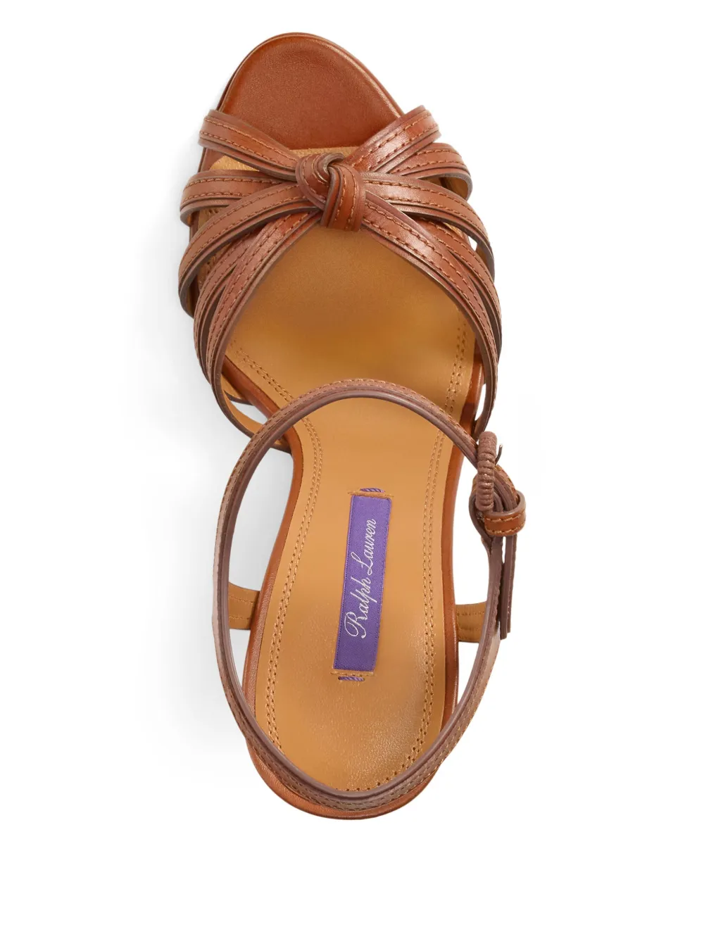 Ralph Lauren Collection 100mm Kieran sandals Brown