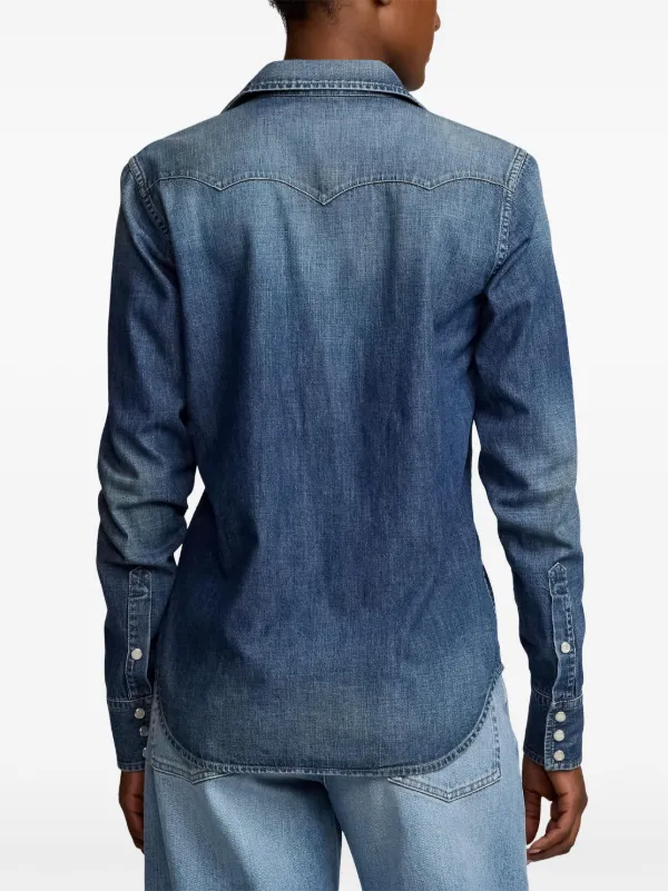 Ralph Lauren Collection Denim Shirt | Blue | FARFETCH