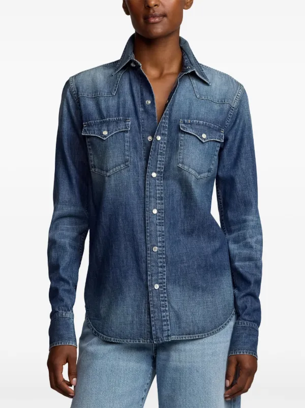 トップス DISCOVERD USED REMAKE SHIRT ralph lauren Ralph Lauren Shirt, S - Huntessa Luxury Online Consignment