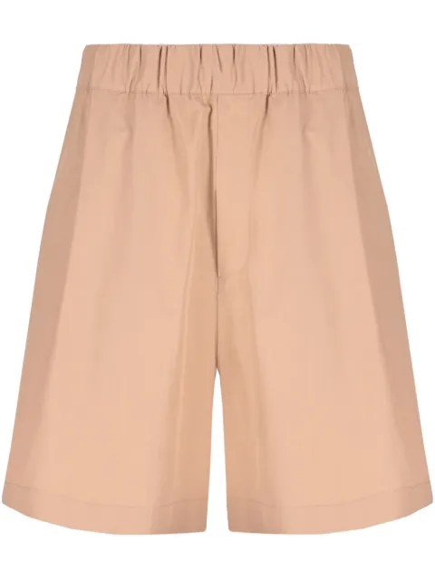 Laneus wide-leg cotton shorts 