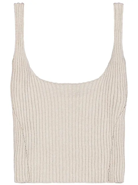 Laneus lurex tank top