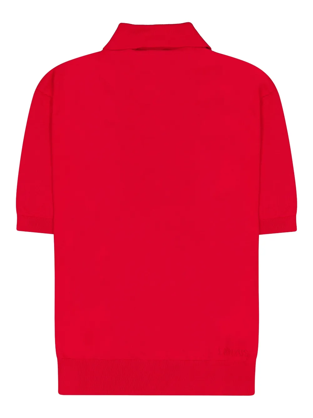 Laneus Gebreid poloshirt - Rood