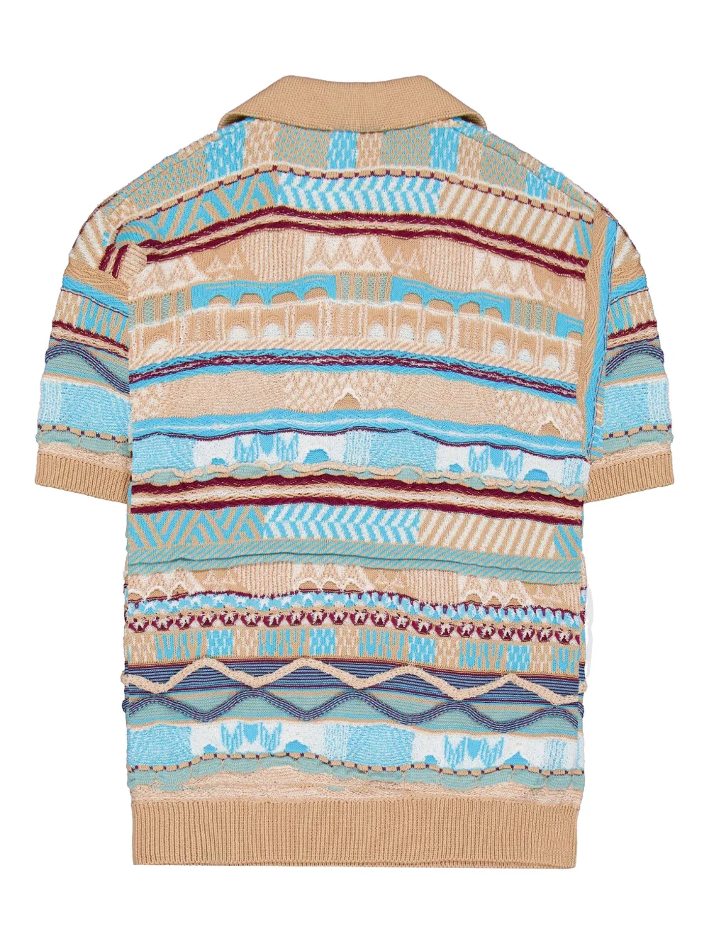 Laneus knitted polo shirt - Beige