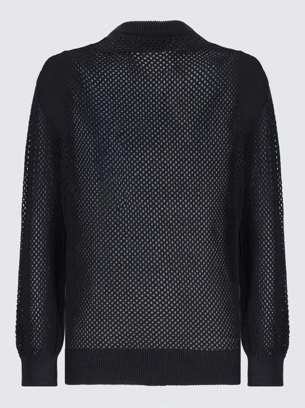 Laneus oversized vest Zwart