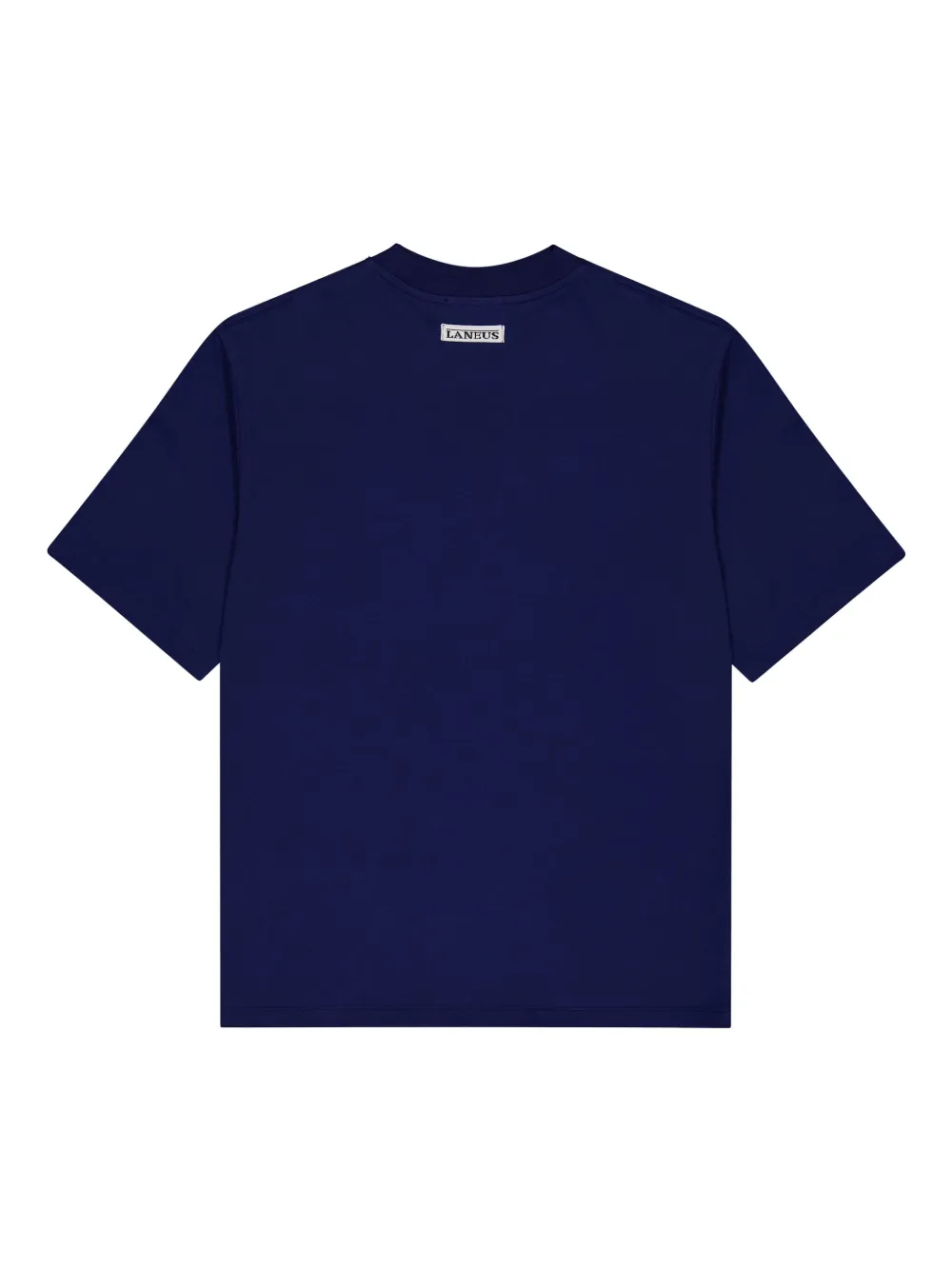 Laneus Katoenen T-shirt - Blauw