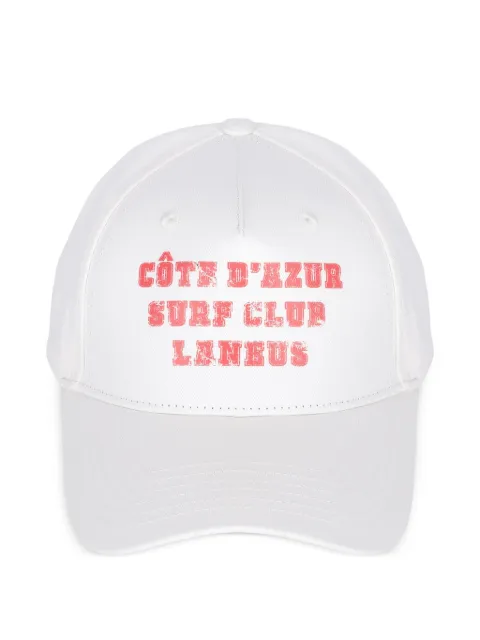 Laneus logo-print baseball cap