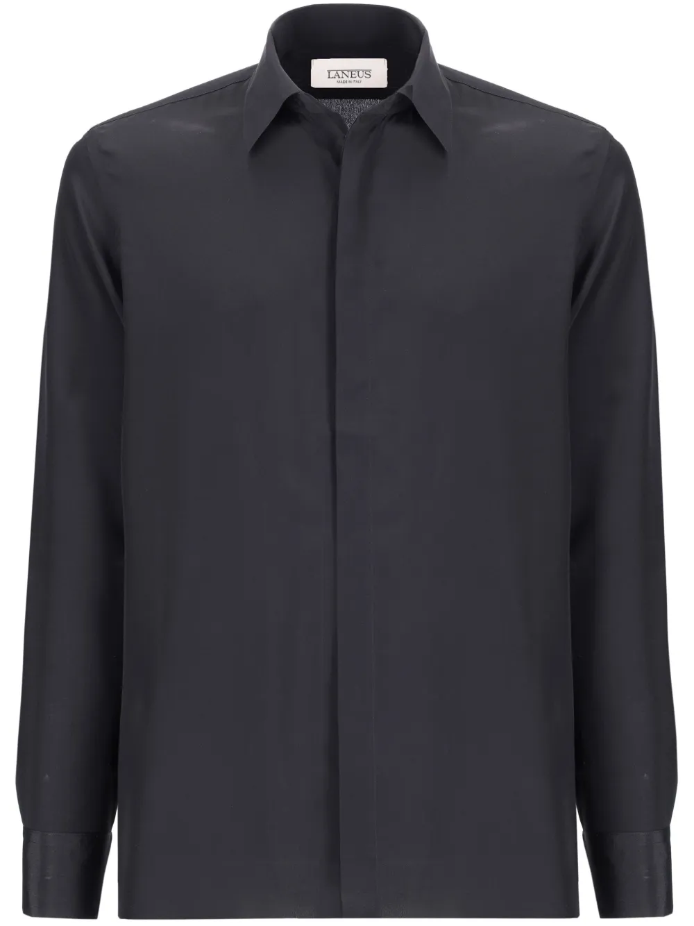 Laneus crepe de chine shirt | Black | Image 1