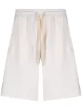 Laneus logo-embroidered track shorts - White