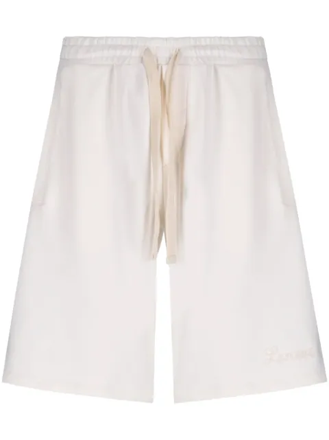 Laneus shorts deportivos con logo bordado