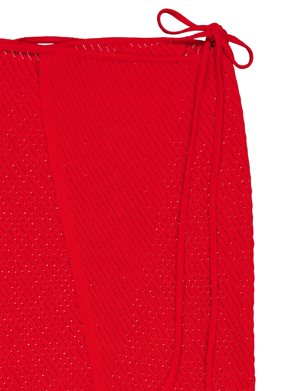 Laneus Gebreide rok Rood