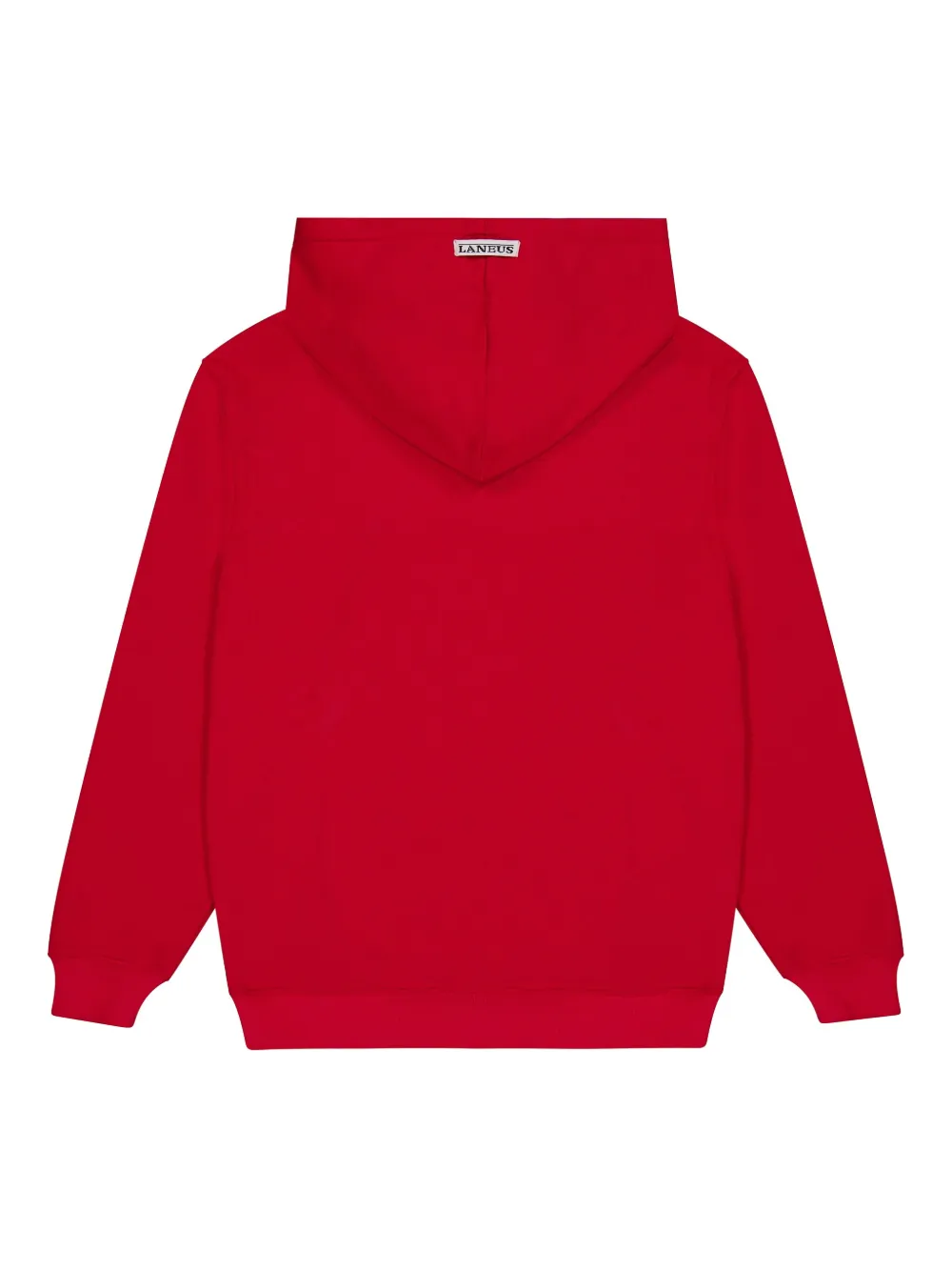 Laneus Katoenen hoodie Rood