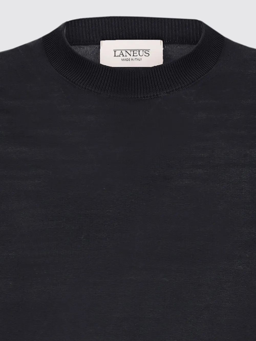 Laneus Gebreid T-shirt Zwart