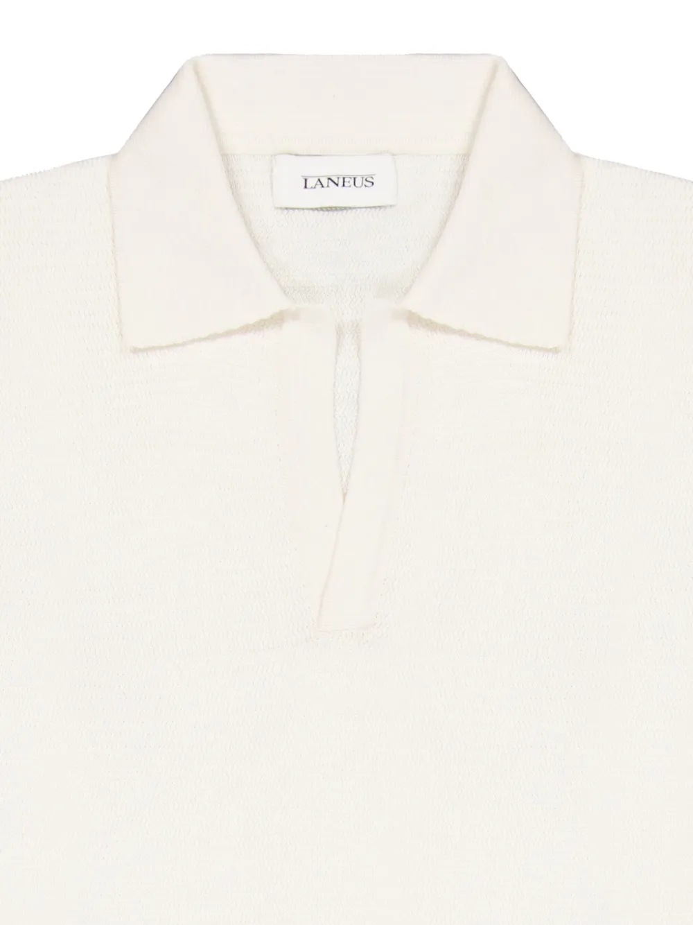 Laneus Katoenen poloshirt Beige