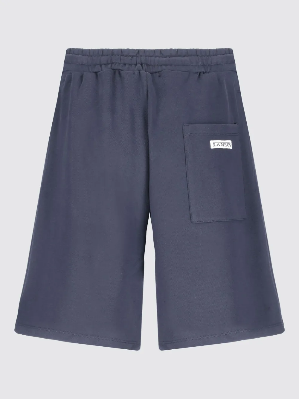 Laneus Trainingsshorts met geborduurd logo Blauw