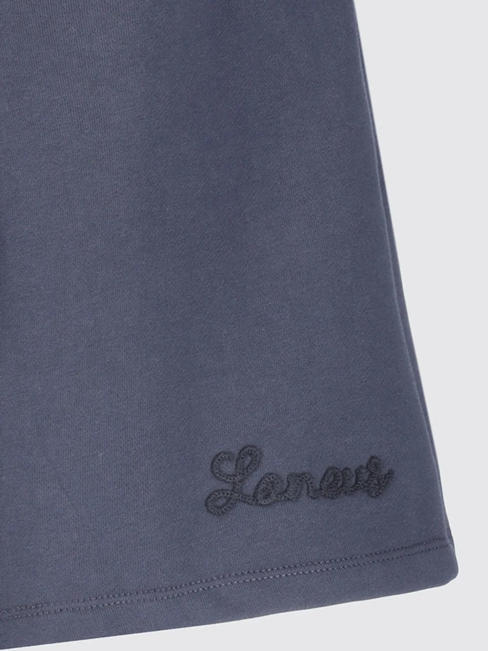 Laneus Trainingsshorts met geborduurd logo Blauw