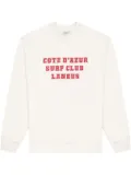 Laneus slogan-print sweatshirt - White