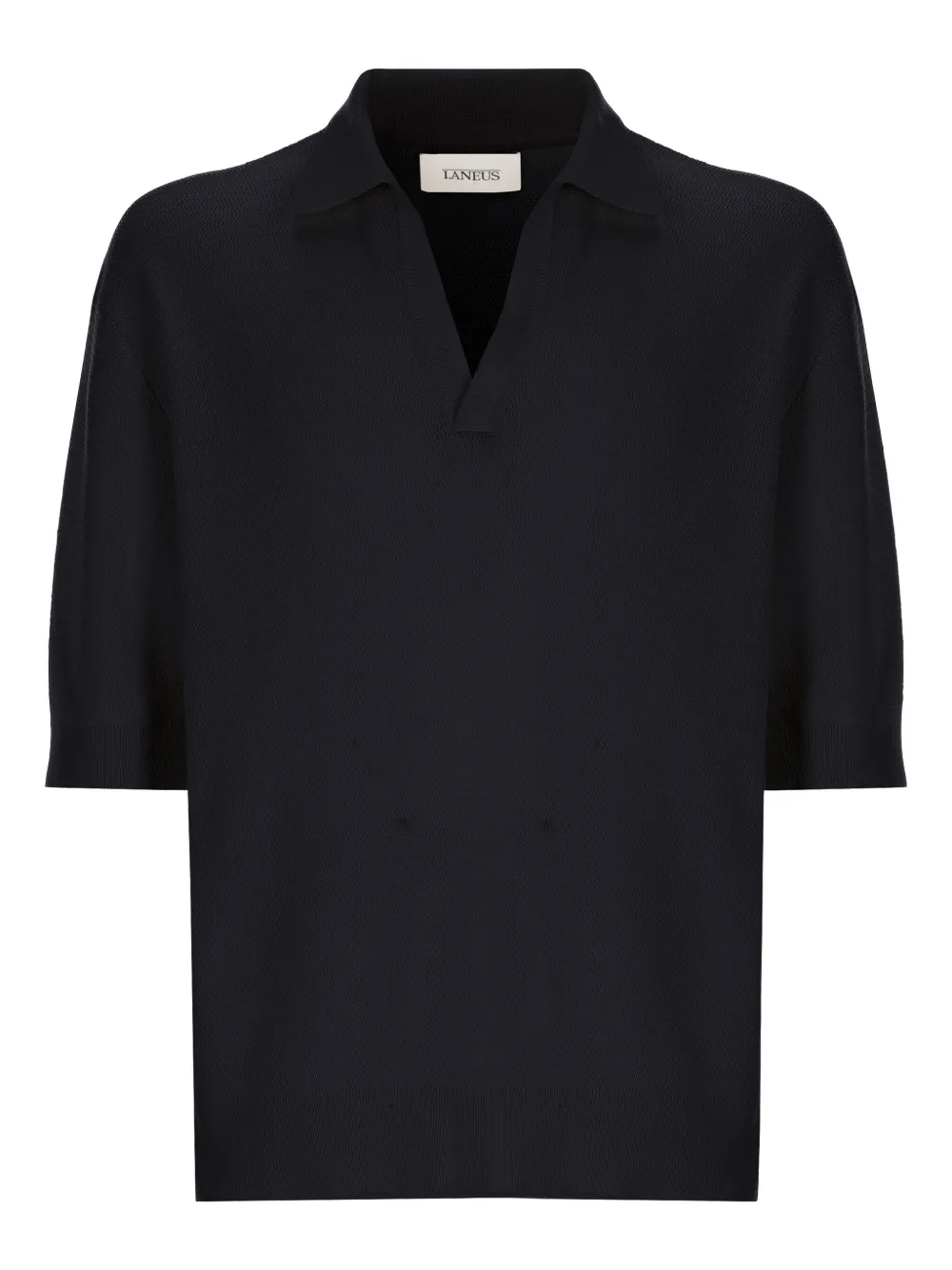 Laneus playera tipo polo de algodón | negro | Image 1