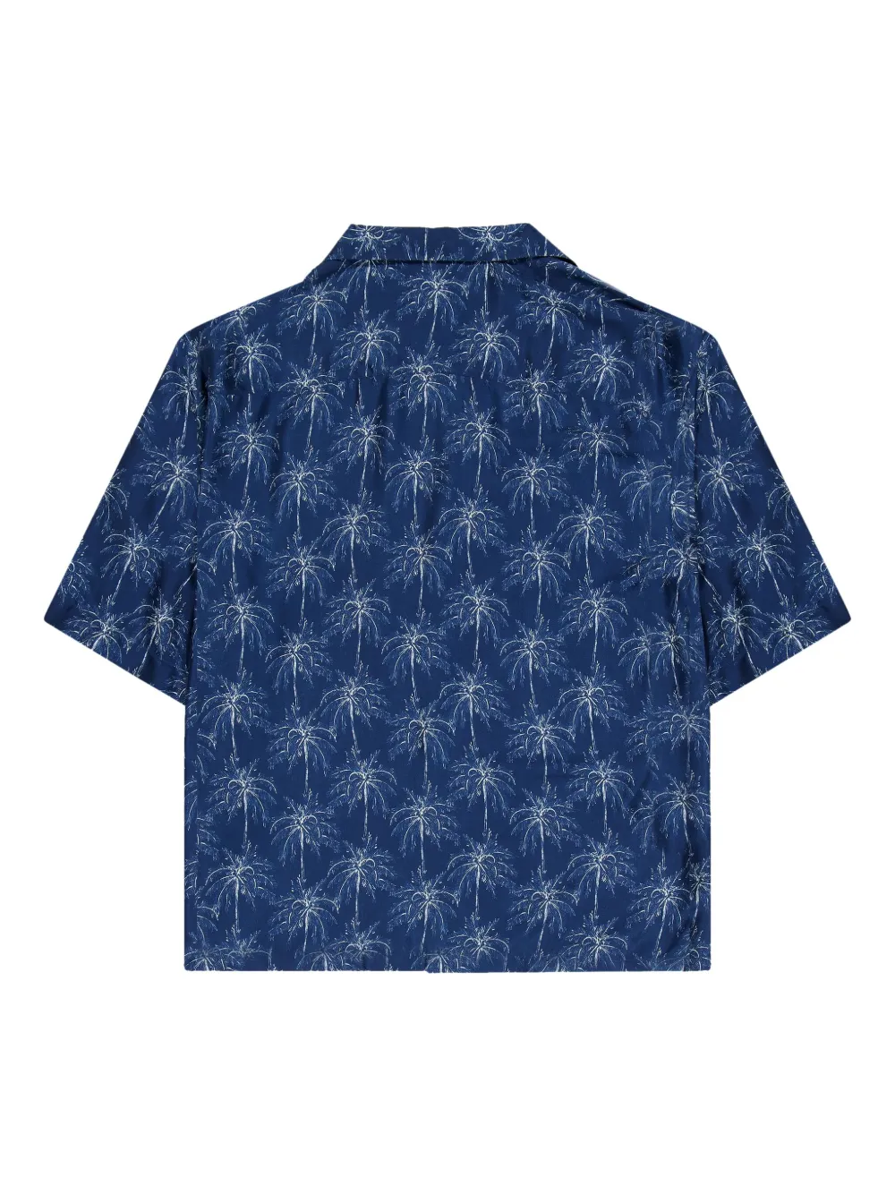 Laneus Boxy bowlingshirt - Blauw