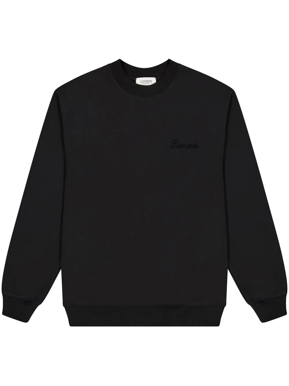 Laneus Katoenen sweater Zwart