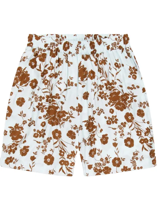 Laneus short en lin - Bleu - Laneus - Modalova