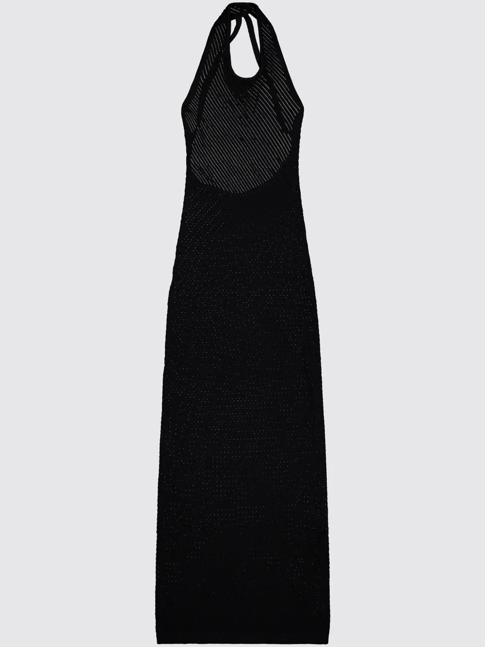 Laneus Abito lungo in maglia - Nero