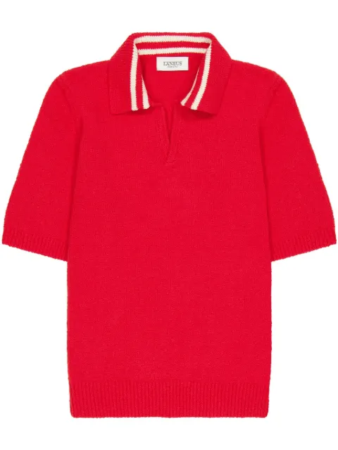 Laneus knitted polo shirt