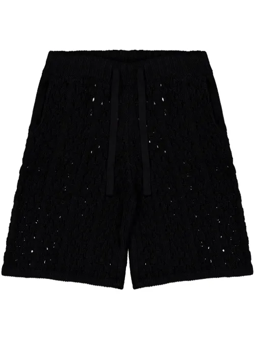 Laneus short en coton - Noir - Laneus - Modalova