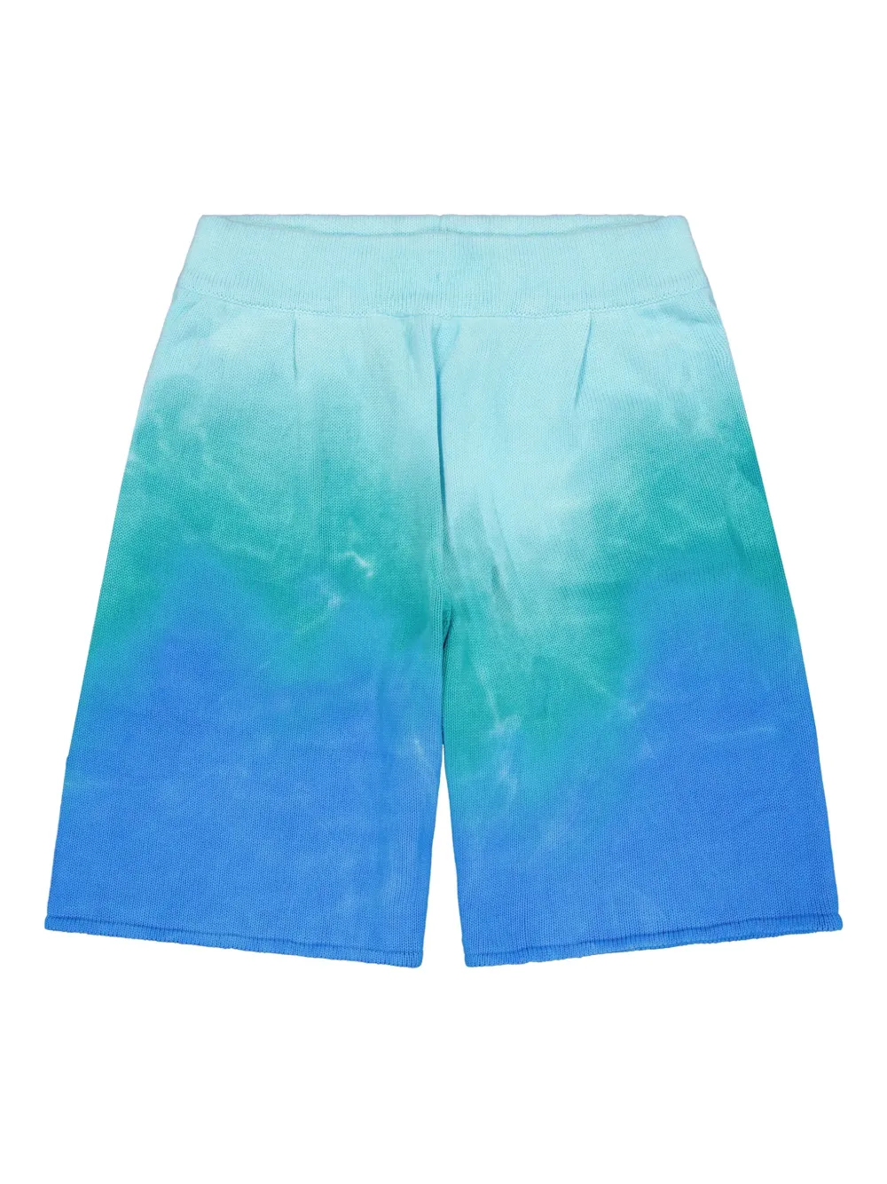 Laneus Shorts met tie-dye print - Blauw