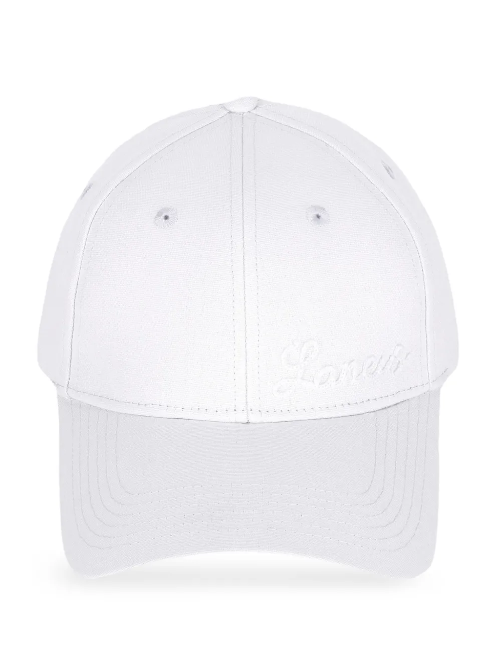 Laneus gabardine baseball cap | White | Image 1
