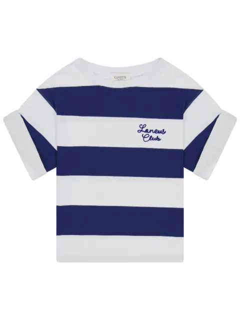 Laneus stripped jersey T-shirt