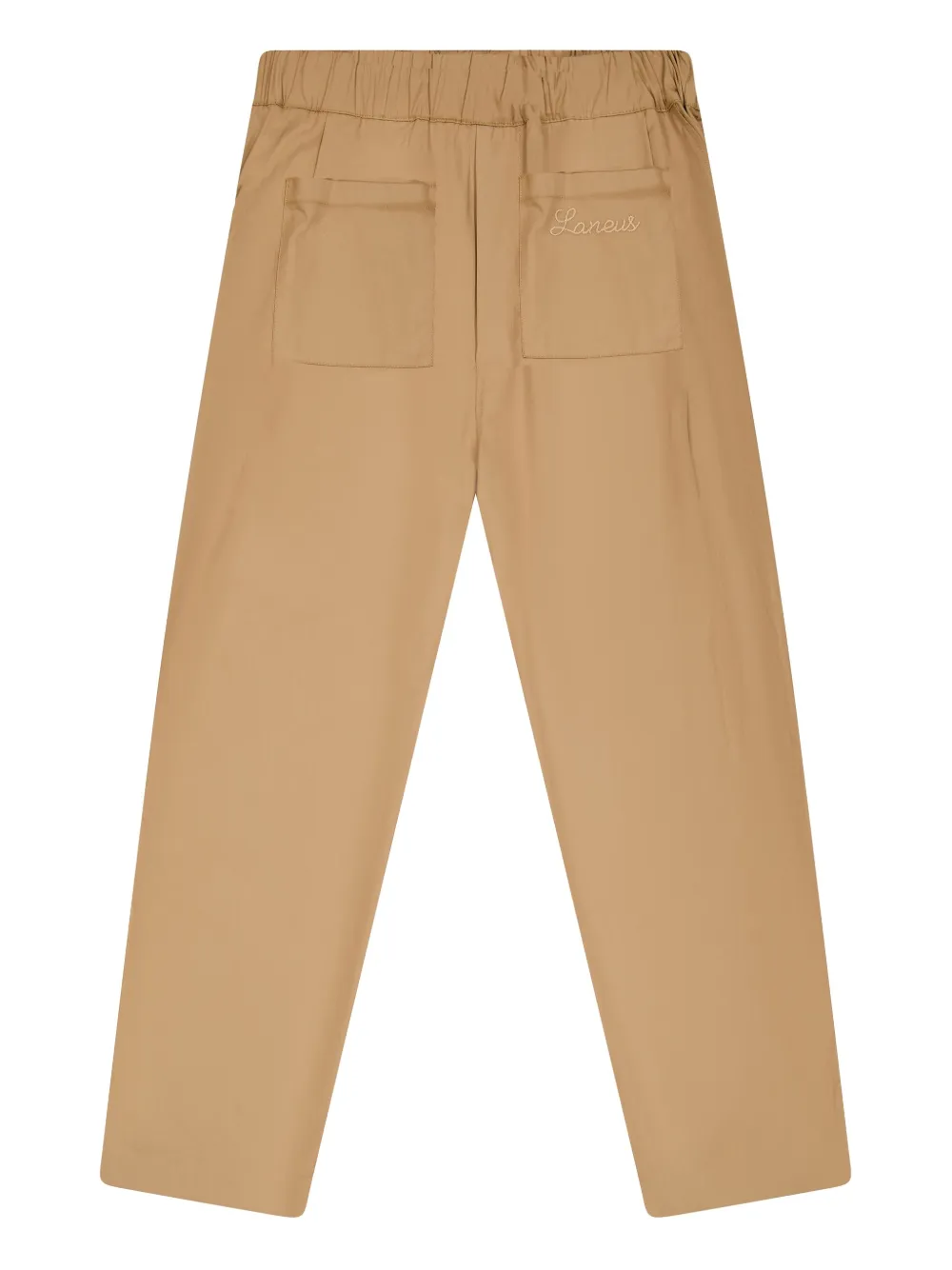 Laneus Broek met wijde pijpen - Beige