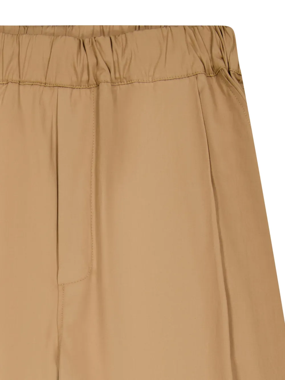 Laneus Broek met wijde pijpen Beige