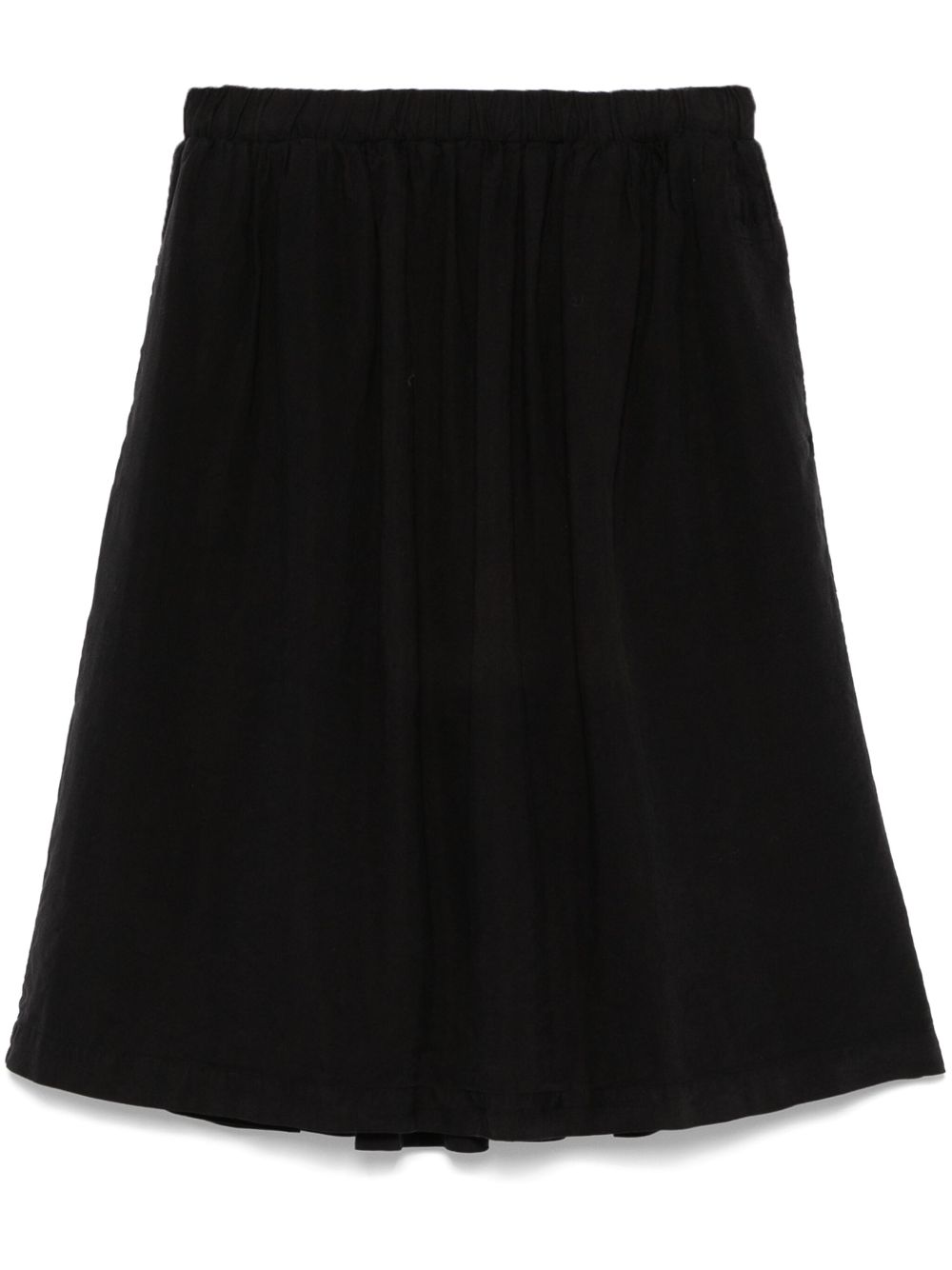 Hannes Roether pleated mini skirt - Black