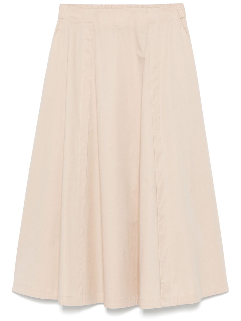 A-line midi skirt