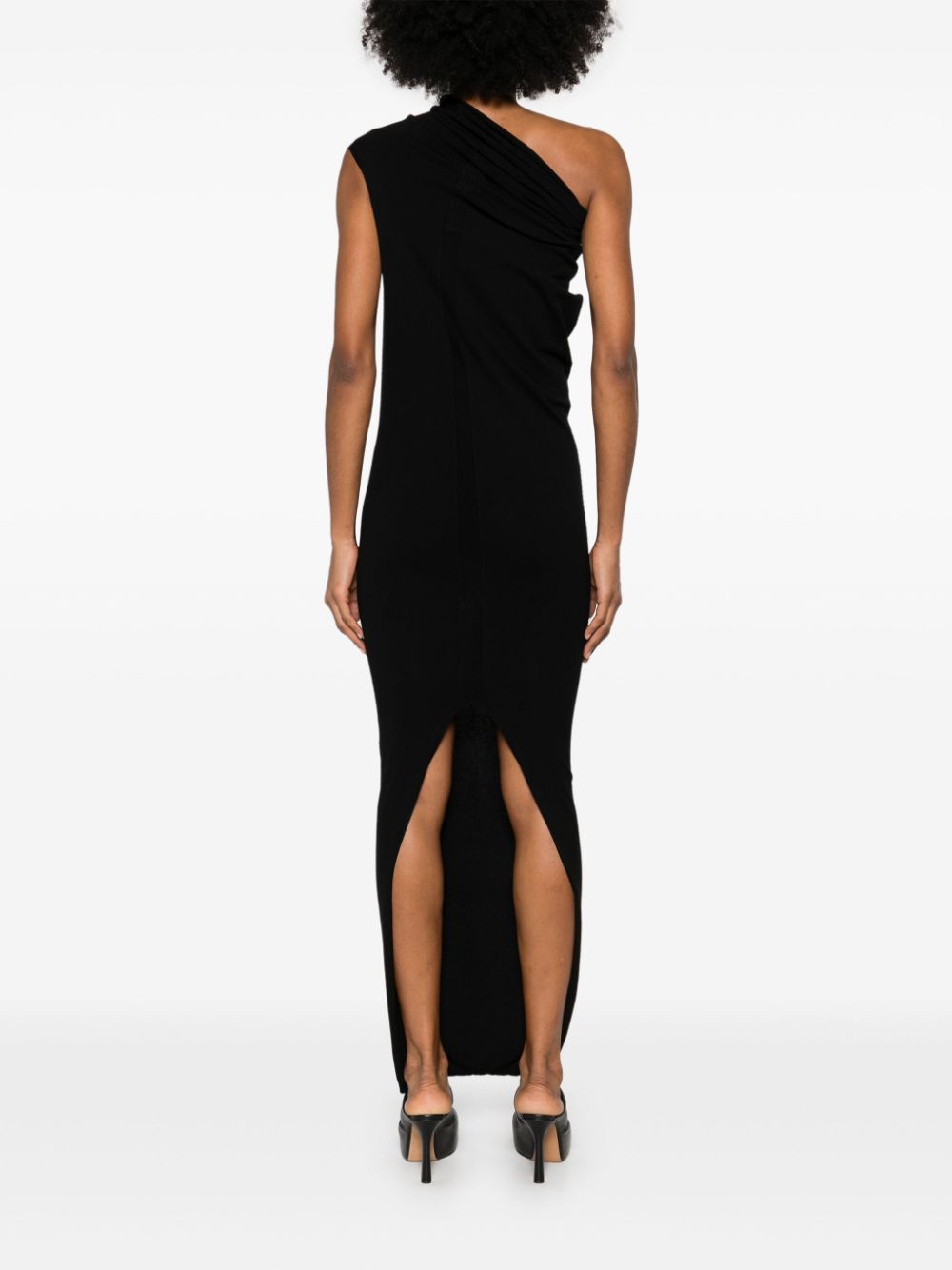 Rick Owens Athena midi dress Zwart