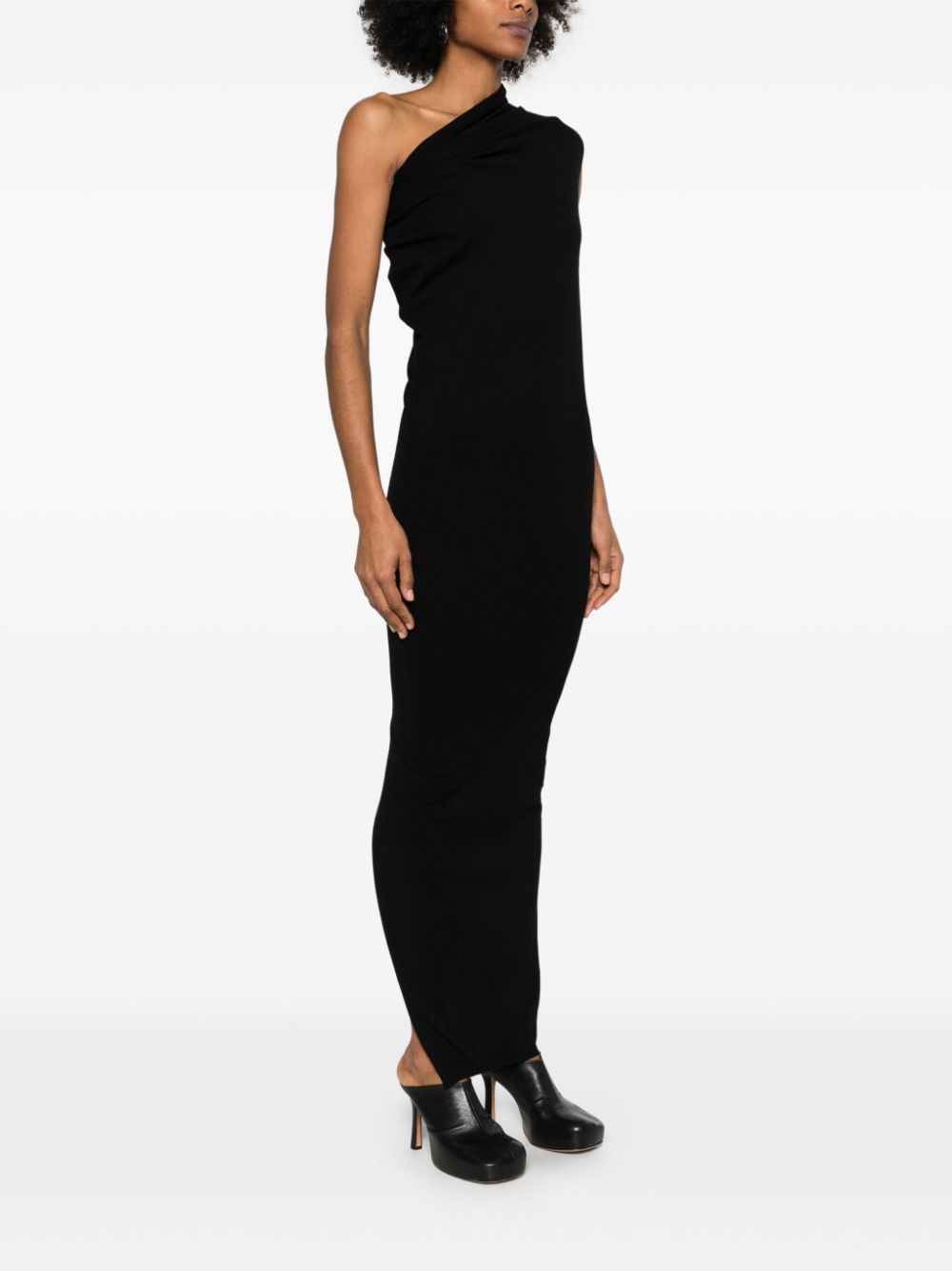 Rick Owens Athena midi dress Zwart