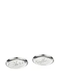 Christofle Chri-Chri coasters (set of two) - Silver