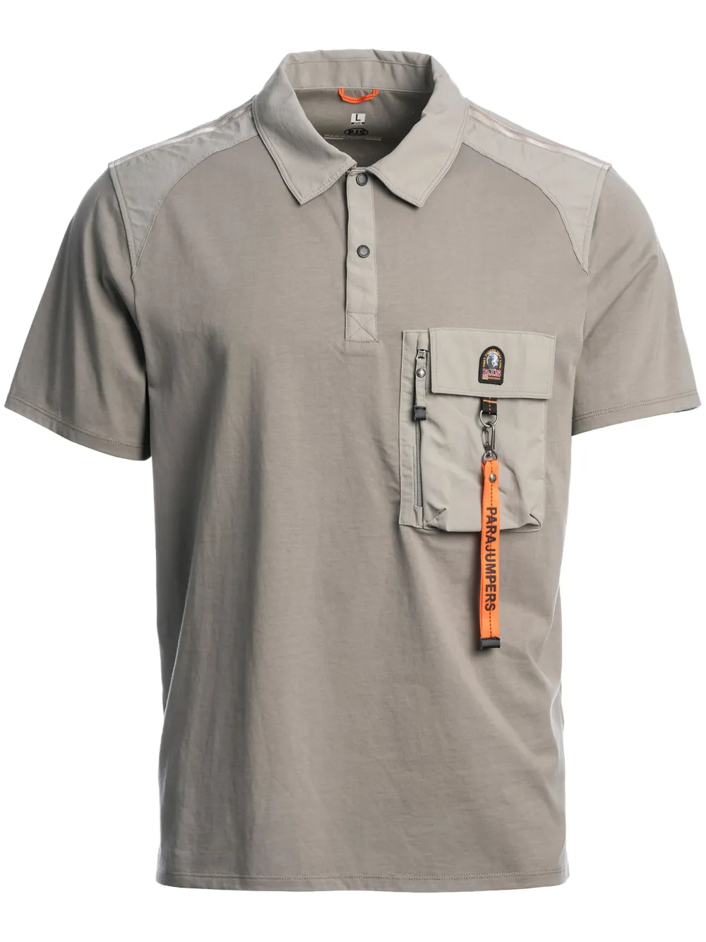 flap-pocket polo shirt