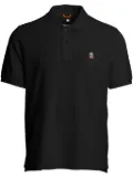 Parajumpers logo-patch polo shirt - Black
