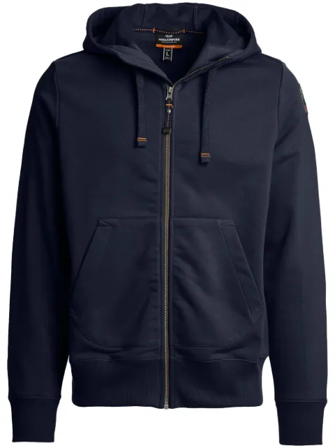 Parajumpers hoodie con cierre y parche del logo