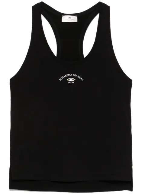 Elisabetta Franchi logo-print tank top